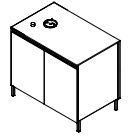 CABINET 100 with 1 BURNER